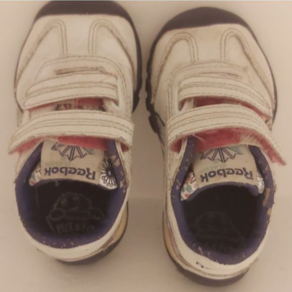 REEBOK | Baby Toddler Girls Running Shoes Purple White Size 4 - Picture 5 of 8